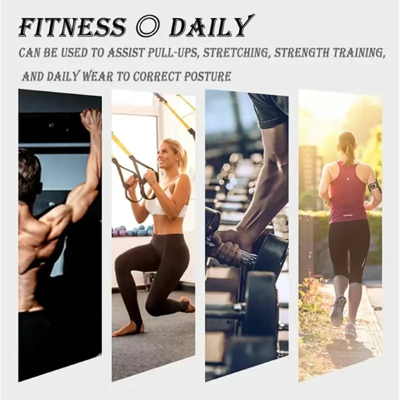 Adjustable Fitness Posture Support Straps