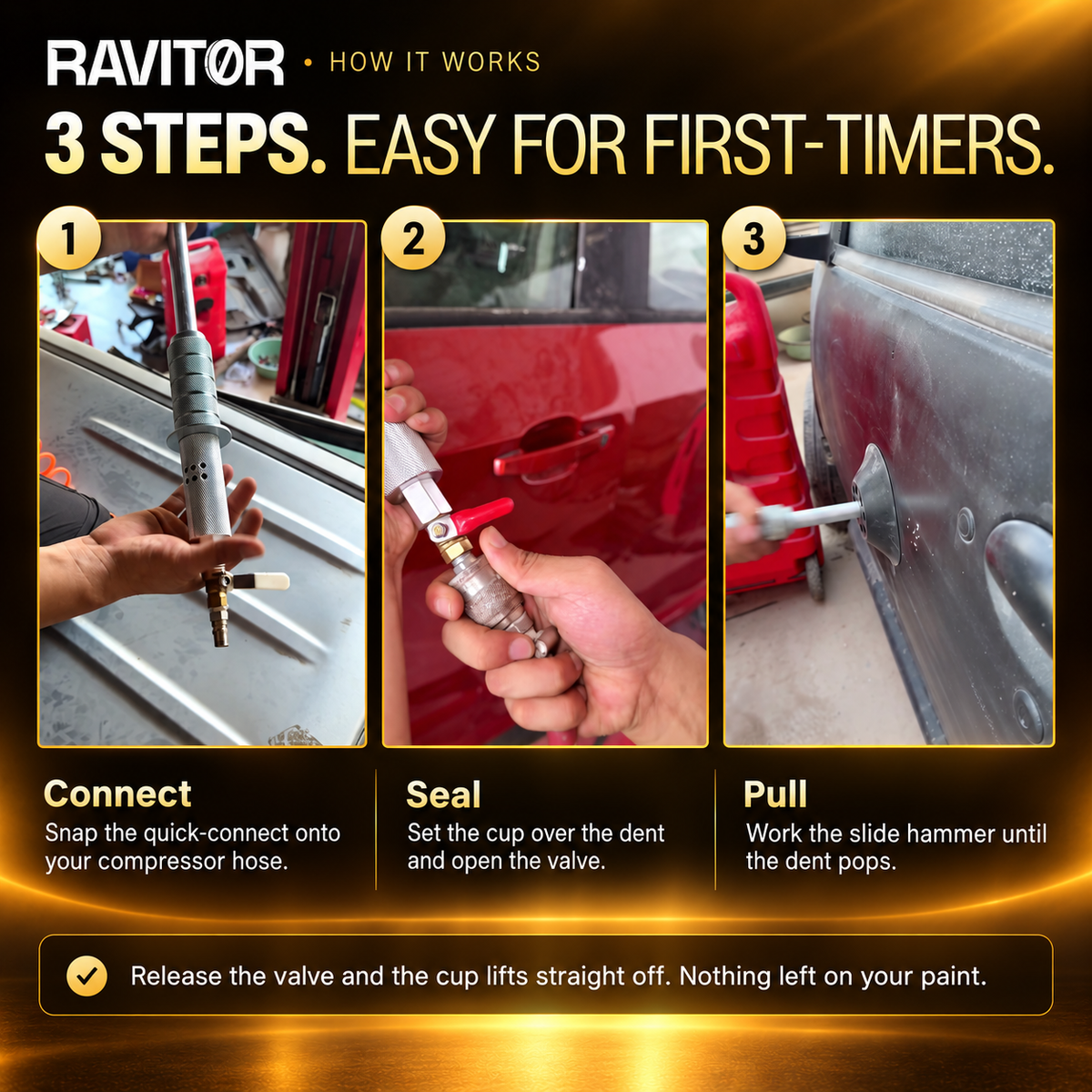 Ravitor™ Pneumatic Dent Puller