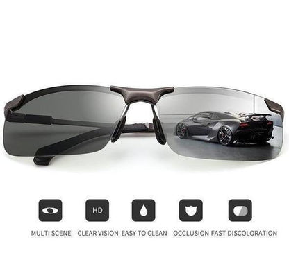 Men's Photochromic Polarized Sunglasses