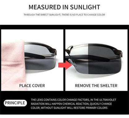 Men's Photochromic Polarized Sunglasses
