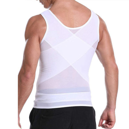 Men's Slimming Mesh Waist-Cinching Vest