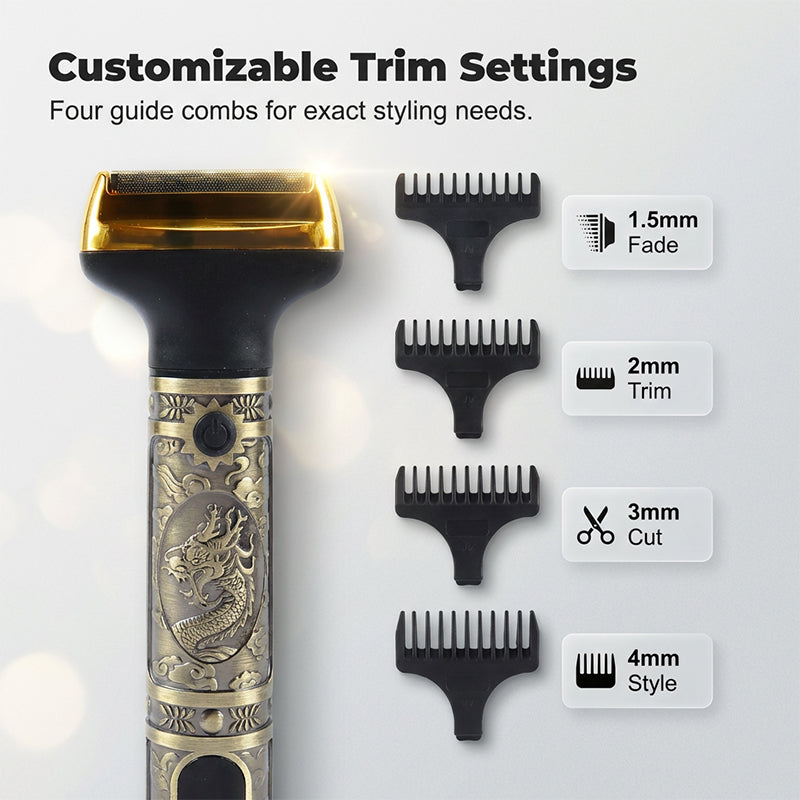 Men's Professional Hair Clipper & Trimmer Set